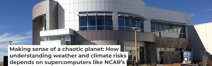 The National Center for Atmospheric Research, or NCAR, hosts a supercomputer that scientists rely on for weather and climate research. National Science Foundation